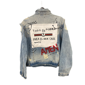 Chaqueta Denim | Todo es Posible Marcos 9:23