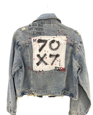 Chaqueta Denim | Forgive Matthew 18:22