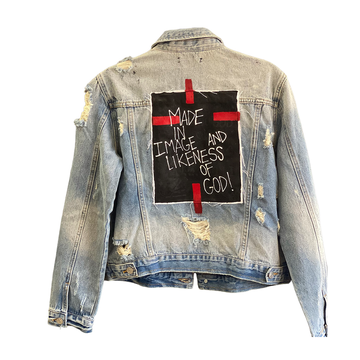 True Joy Woman Jeans Jacket MADE IN IMAGE