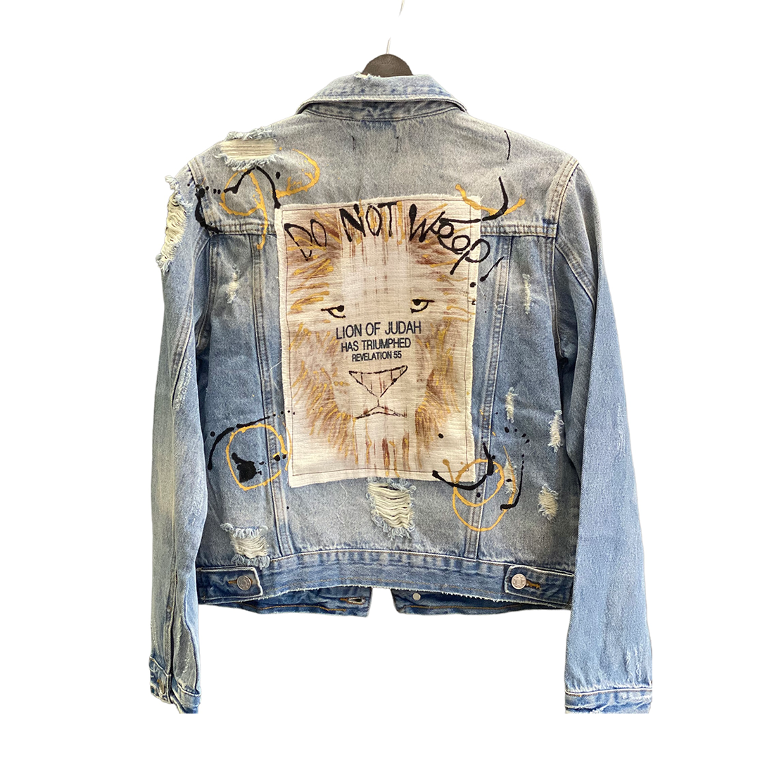 True Joy Woman Jeans Jacket LION