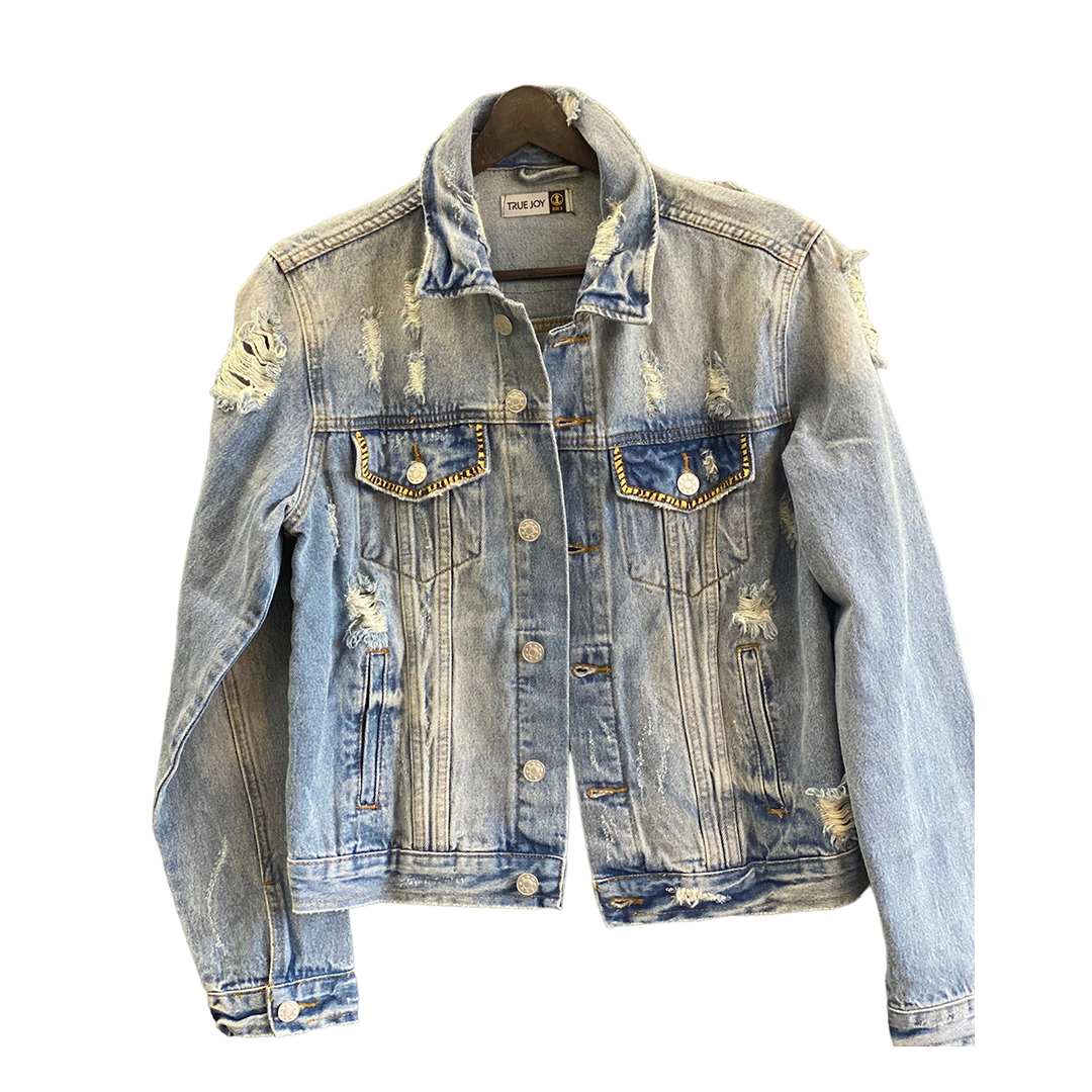 True Joy Woman Jeans Jacket LION