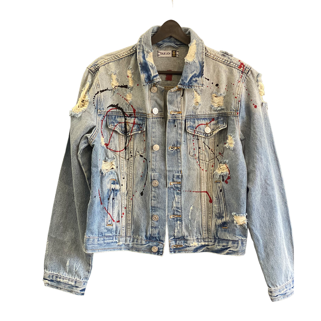 True Joy Woman Jeans Jacket MADE IN IMAGE