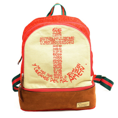 Fm Backpack LORD PRAYER RED
