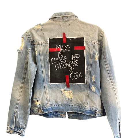 True Joy Woman Jeans Jacket MADE IN IMAGE